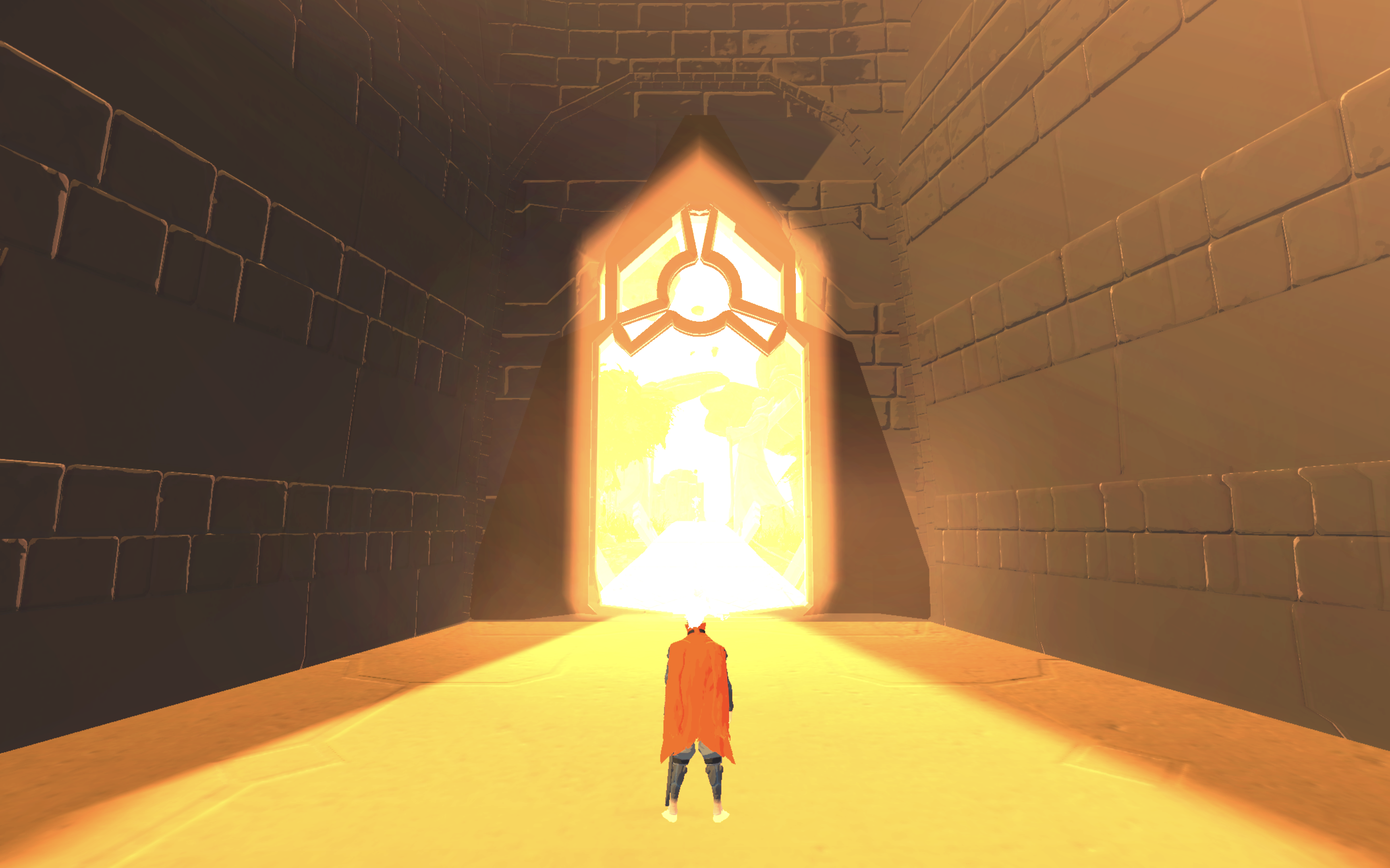 Screenshot from one of the best games of all time, Furi!!!